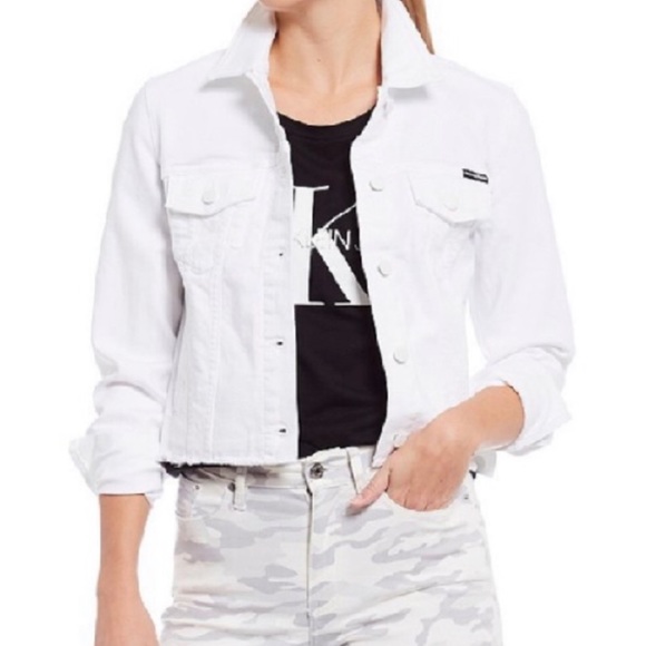 white denim jacket size 24